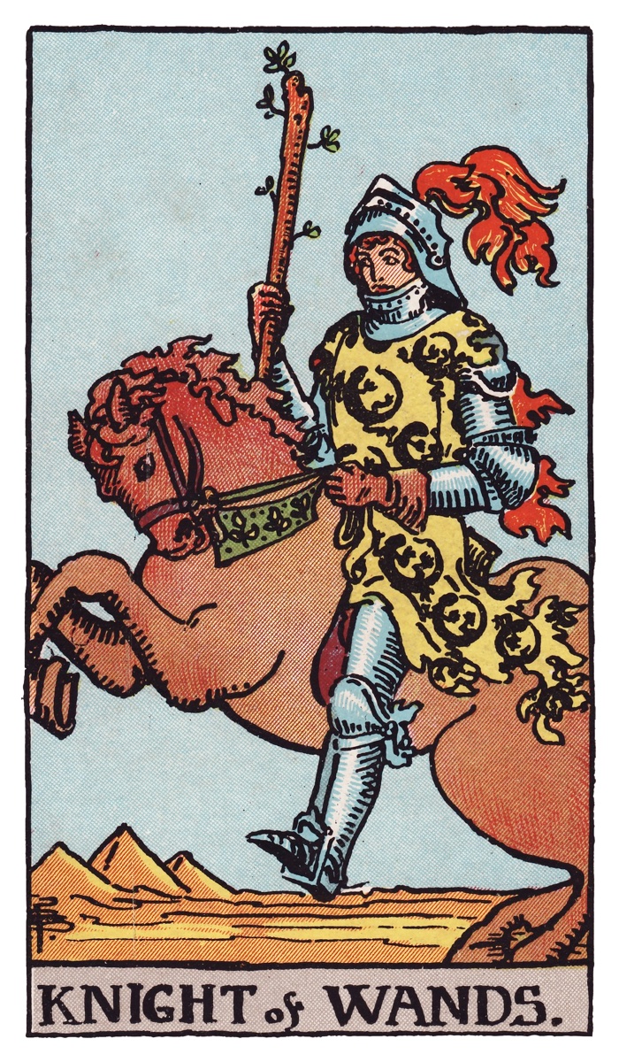 Knight of Wands tarot card