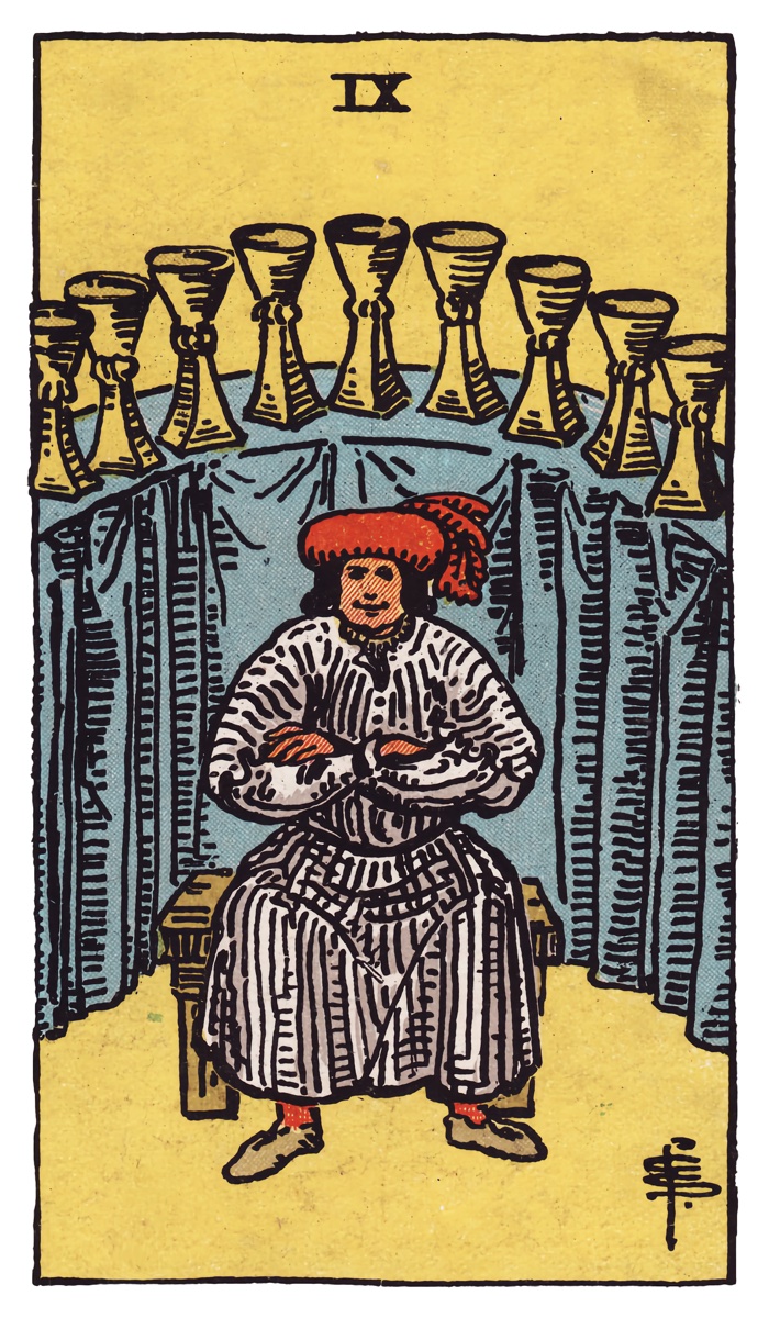 Nine of Cups tarot card