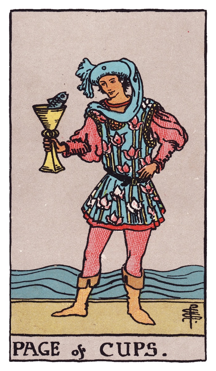 Page of Cups tarot card