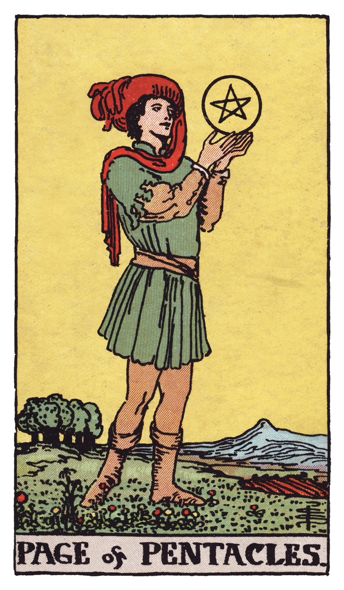 Page of Pentacles tarot card