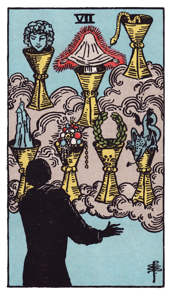 Seven of Cups tarot card