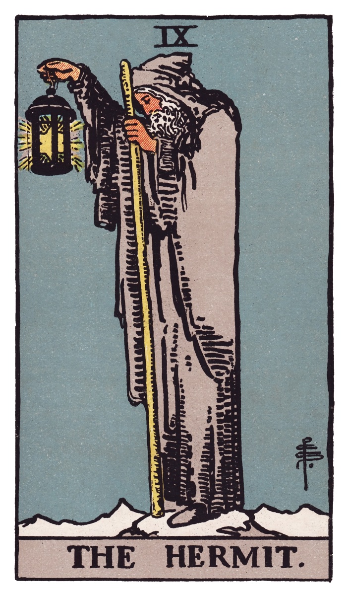 The Hermit tarot card