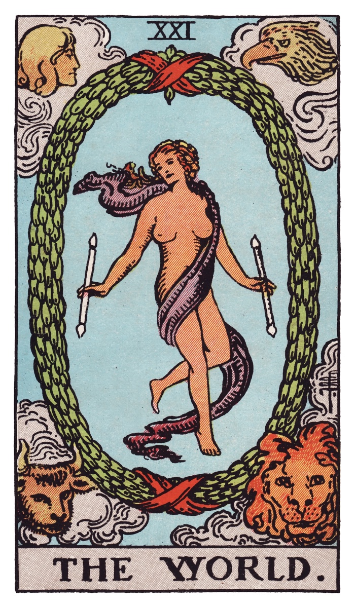 The World tarot card