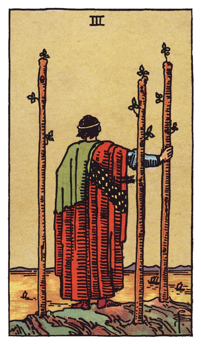 Three of Wands tarot card